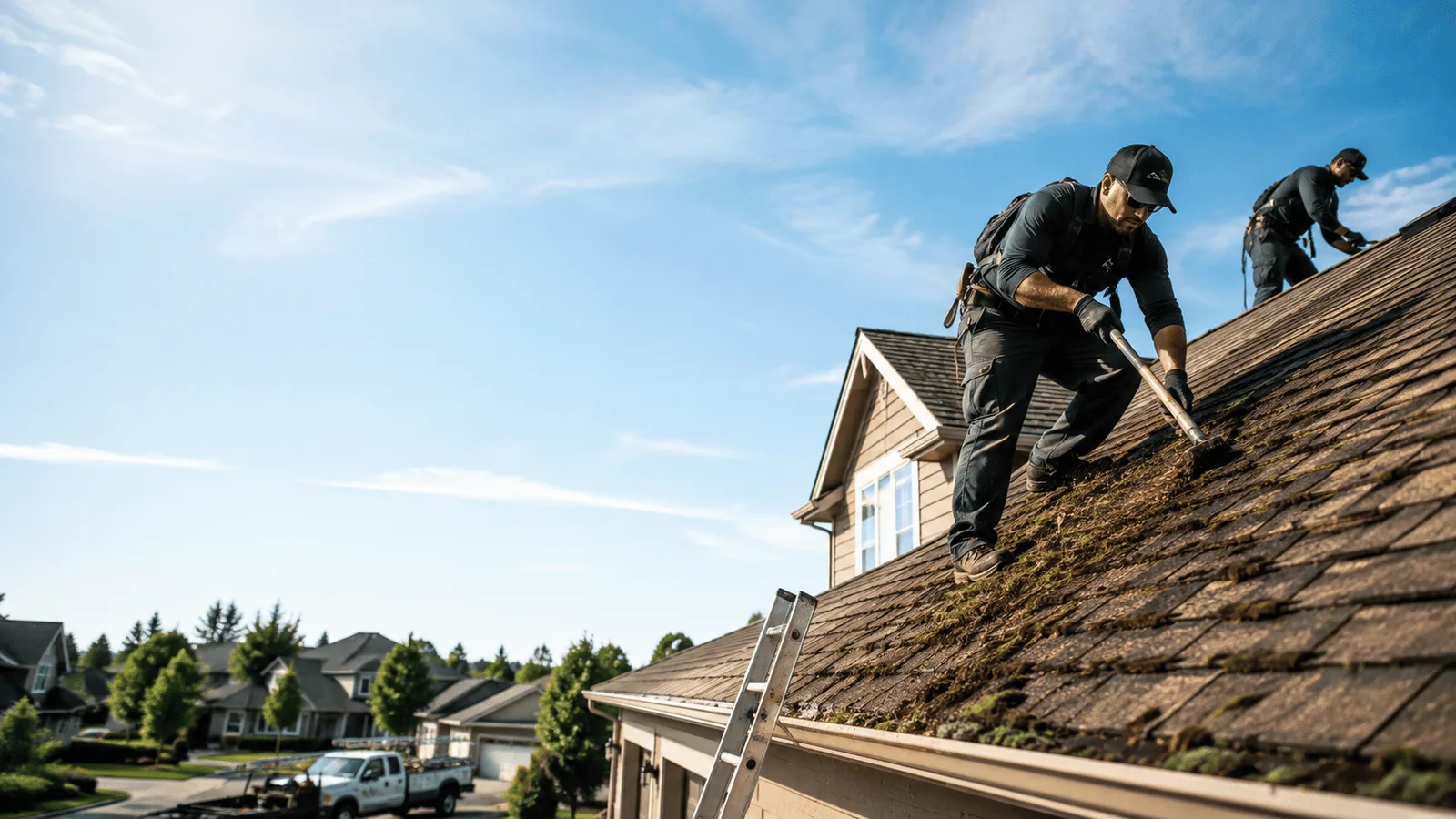 Roof Moss Removal in Upper Sandusky, OH near me